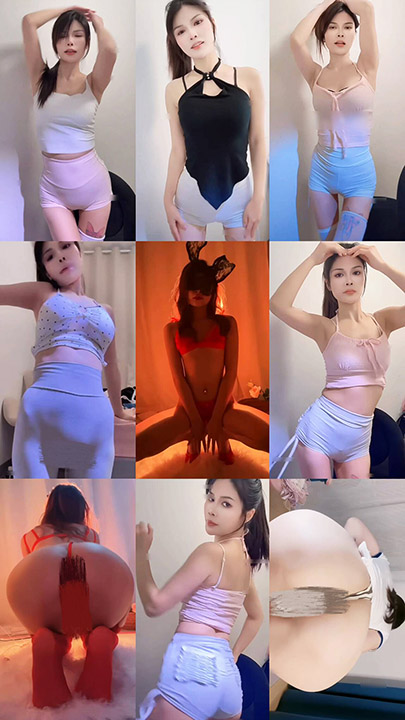 快手|秋刀鱼 风骚御姐顶胯骆驼趾瑜伽裤热舞 9V/0.8G